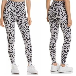 Varley Duncan High Rise Full Length Leggings Buckthorn Silver Cheetah Medium